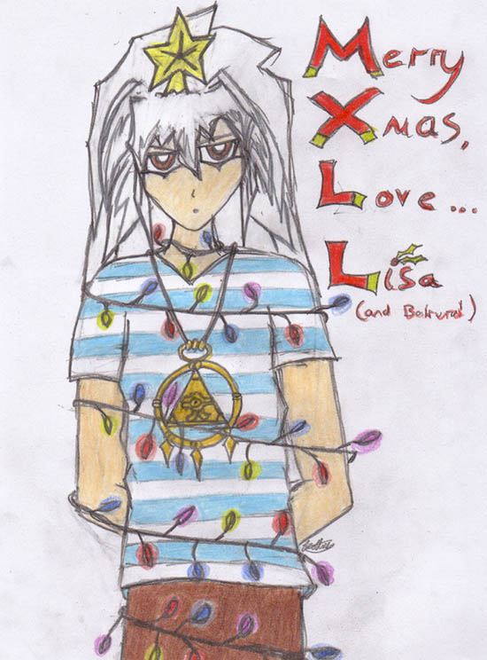 The Bakura Christmas Card by LightningAurora