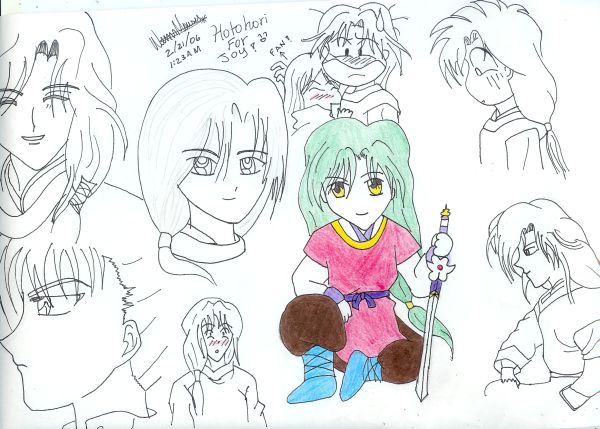 The many faces of Hotohori-sama :) by Lightning_Alchemist