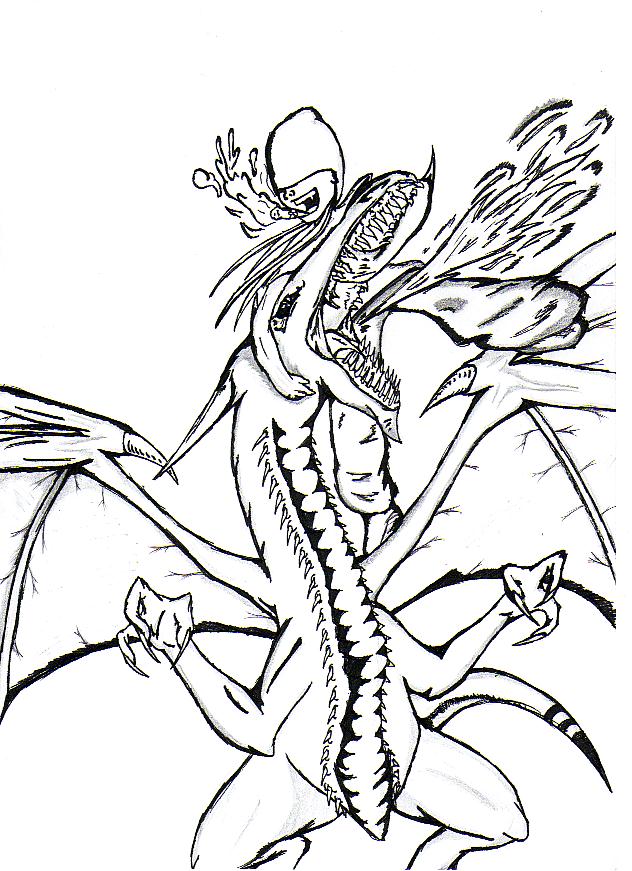slay a dragon by Lil-Q