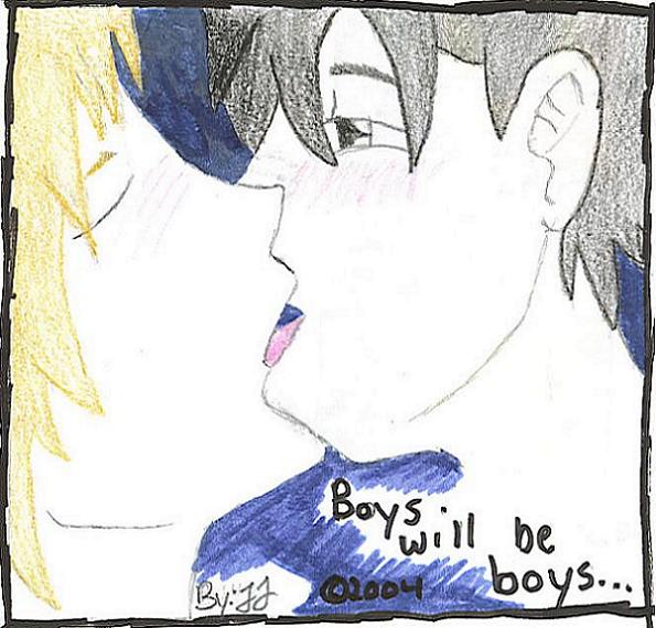 Boys will be boys... by LilKittyRikku