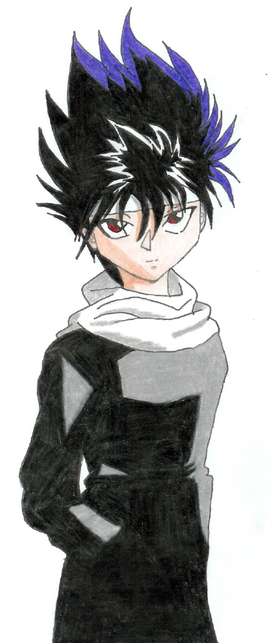 Hiei Colored by LilR