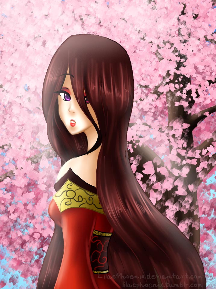 Sakura Breeze by LilacPhoenix