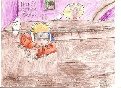 Naruto Laughing by Lilguy9332