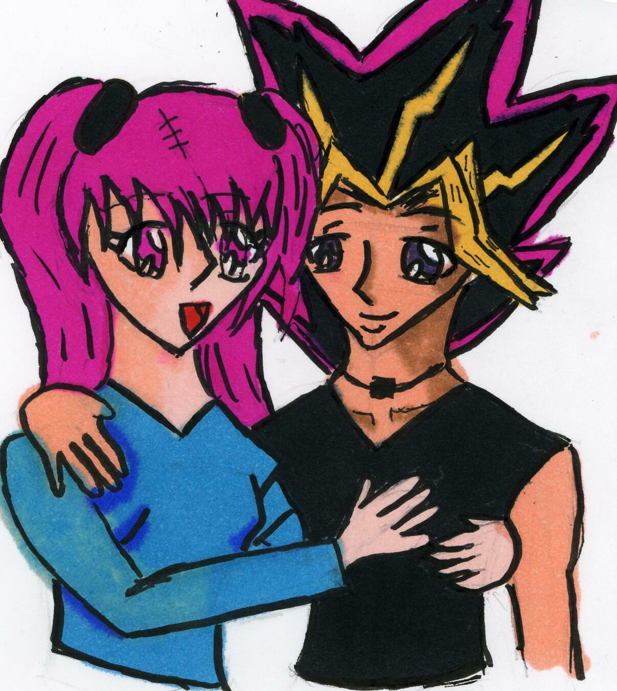 Jackie and Atemu by Lilichan