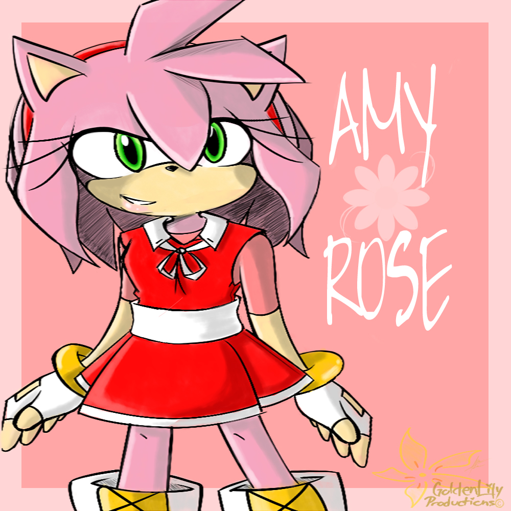 Amy Rose (New Outfit) by LilithShiro
