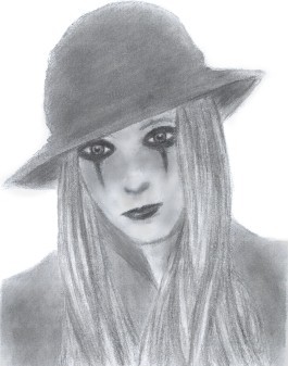 Goth girl in a hat: re-done by Lilith_SpiritOfTheNight