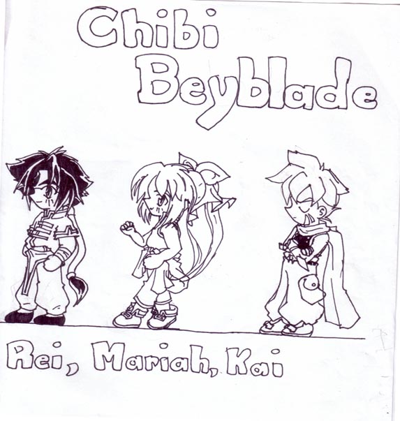 Chibi Rei, Mariah, and Kai by Lilly5