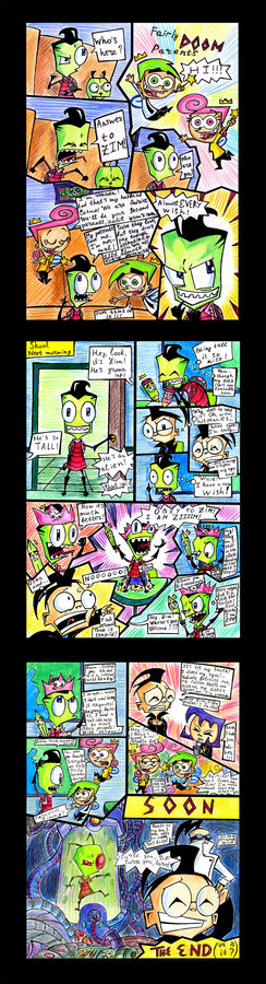 Invader Zim x Fop comic-crossover by Lilostitchfan