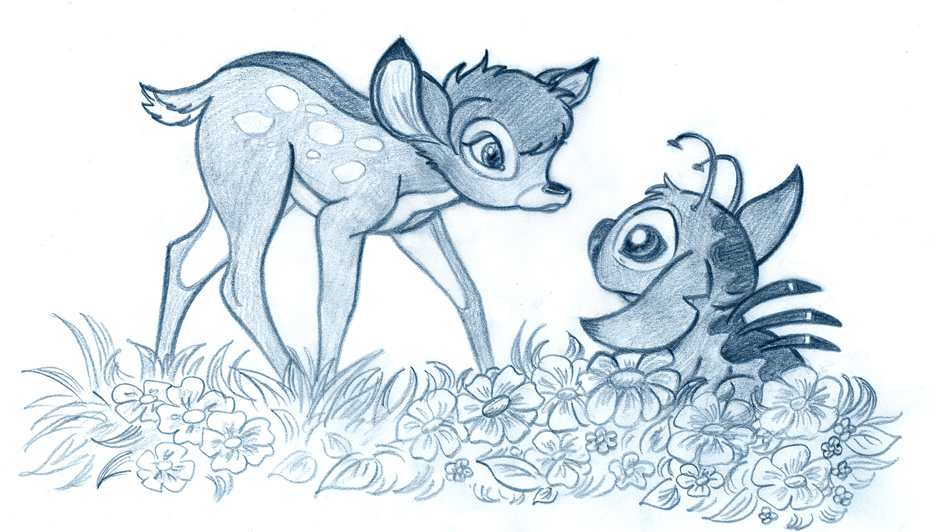 Bambi meets someone... by Lilostitchfan