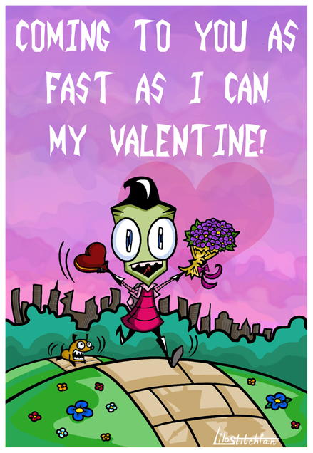 Coming to you, Valentine by Lilostitchfan