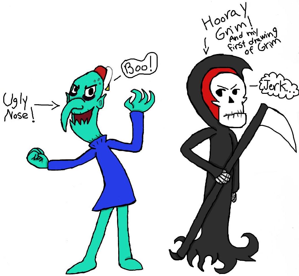 Grim and Boogey by Lilyreaper1313