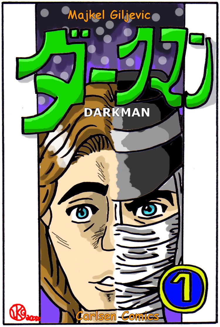 Darkman - Manga Cover by LinKueiGrandmaster