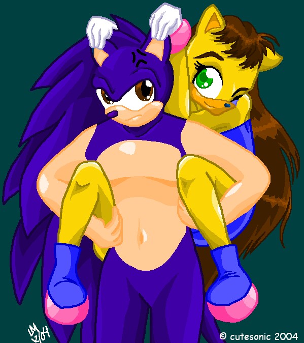 Request from Cutesonic: Sonic and Cassy being roma by LinZ