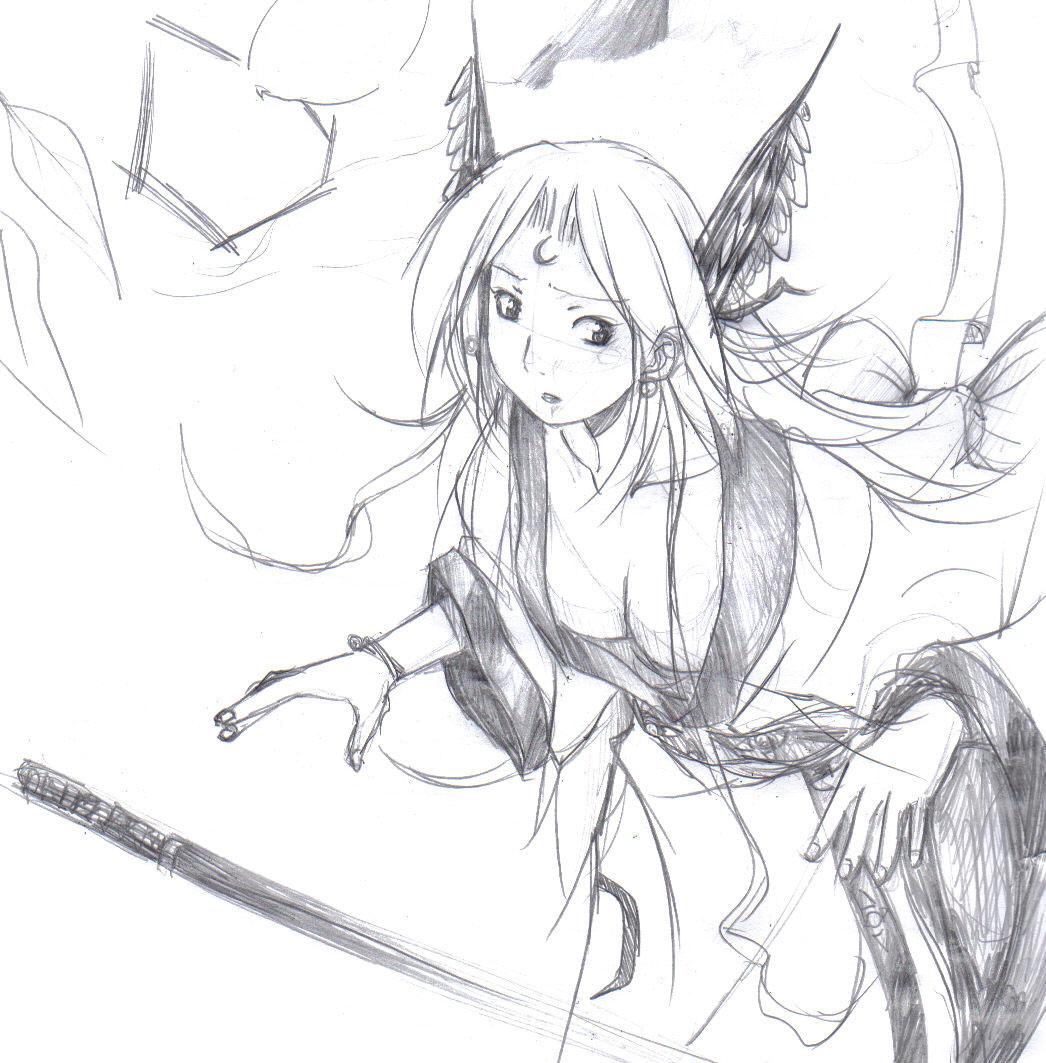 Samurai Girl by Lincy