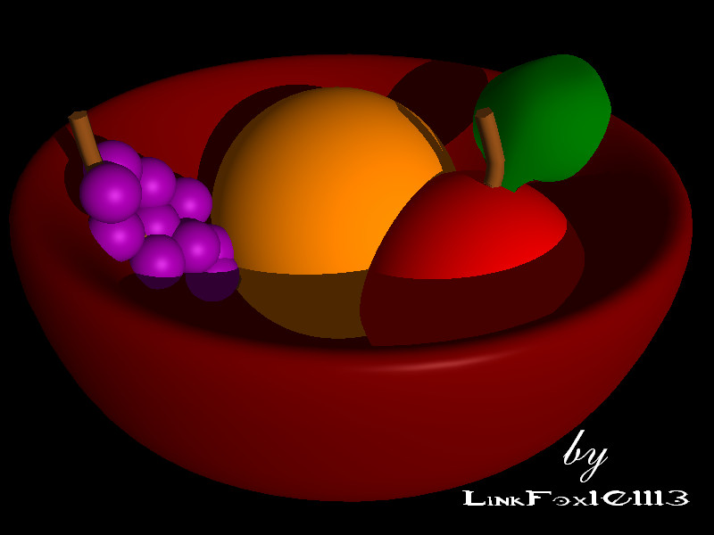 Bowl of Fruit by LinkFox101113