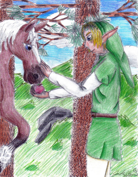 Some Quality Time with Epona by Link_Lover1187