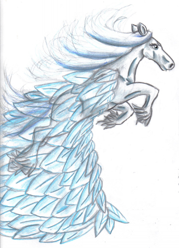 Glashiae, Pegasus of Ice by Link_Lover1187