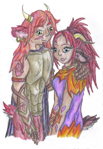 Lord and Lady Blayzzen by Link_Lover1187