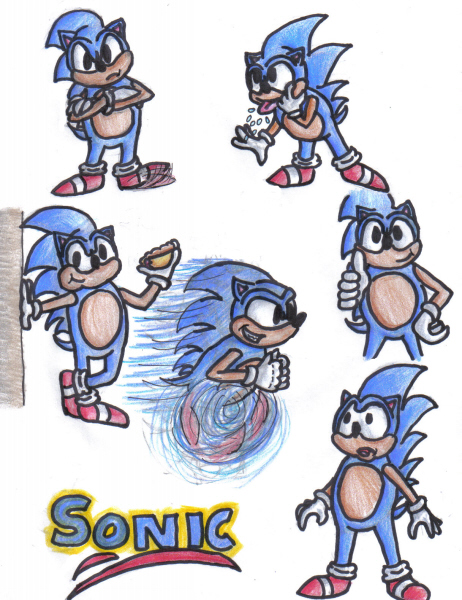 Sonic the Hedgehog by Link_Lover1187