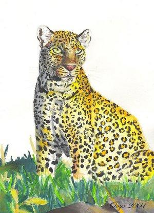 Leopard Painting by LiquidOnyx