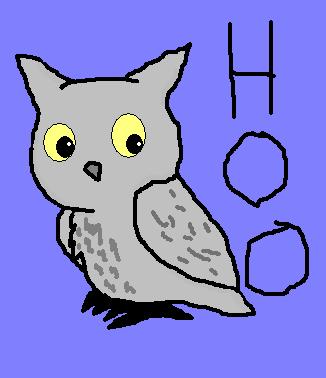 Hoo? (baby owl) by Little-Dragan