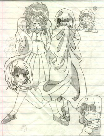 Miaka sketches by LittleWashu