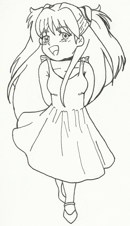Chibi Asuka by LittleWashu
