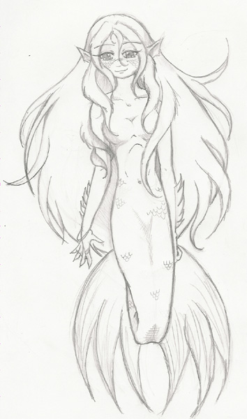 mermaid #3 by LittleWashu