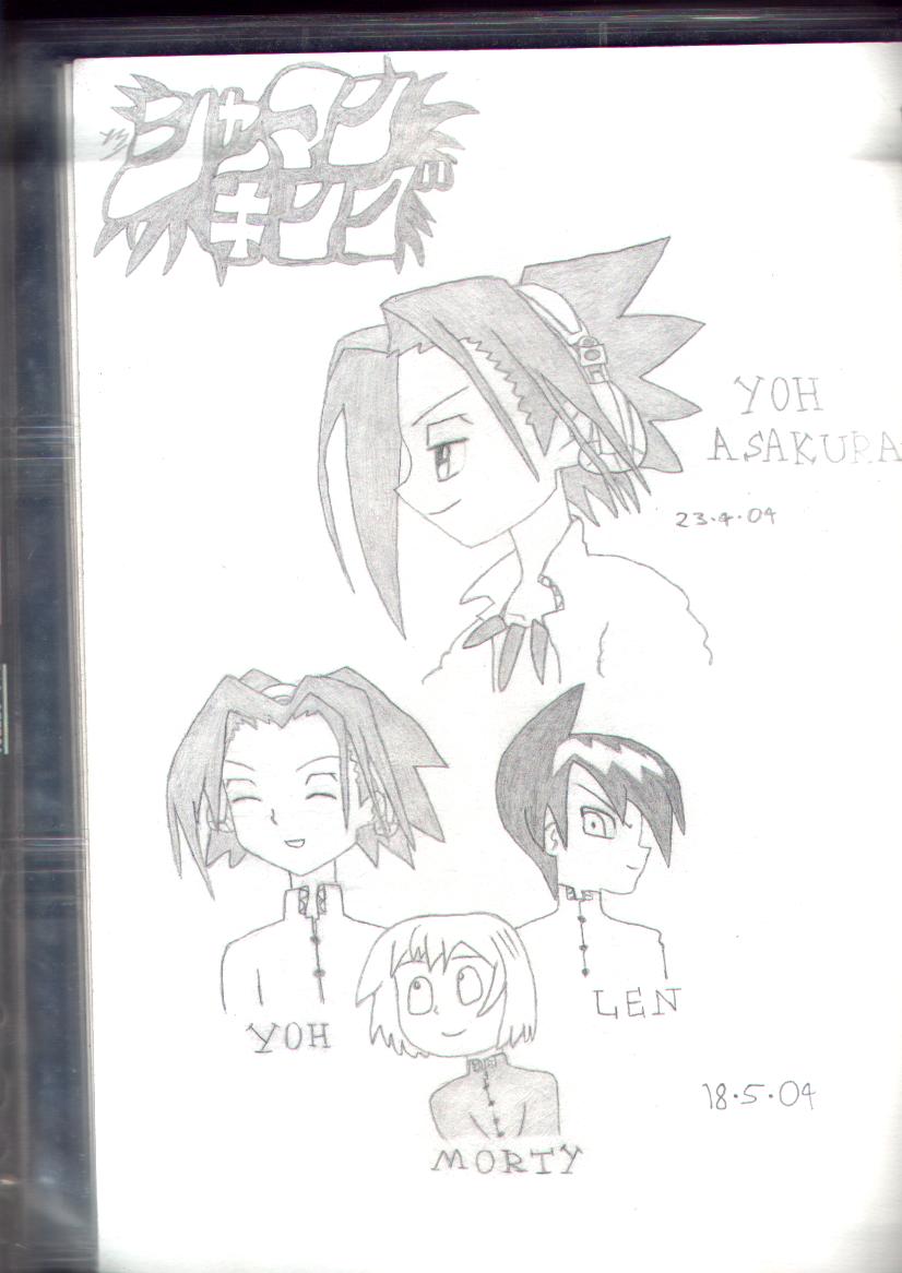 Yoh, Len & Morty by Little_Miss_Anime
