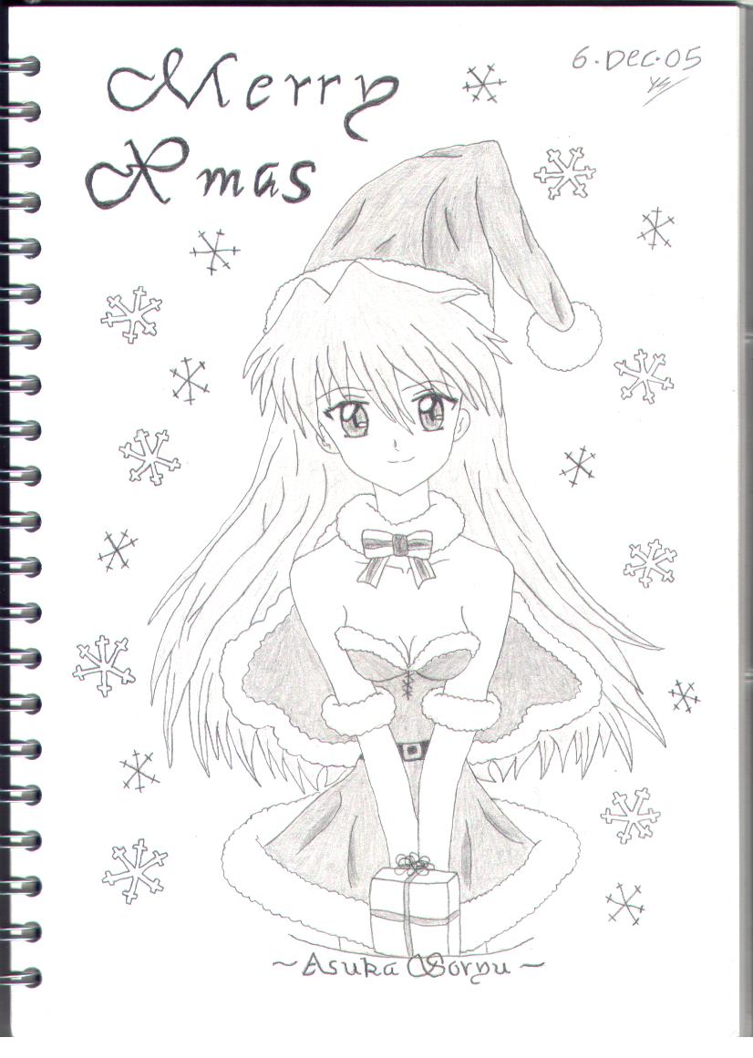 Asuka Xmas! by Little_Miss_Anime