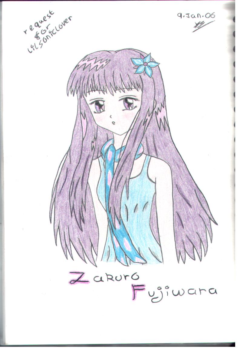 Fujiwara Zakuro~Request For lilsoniclover by Little_Miss_Anime