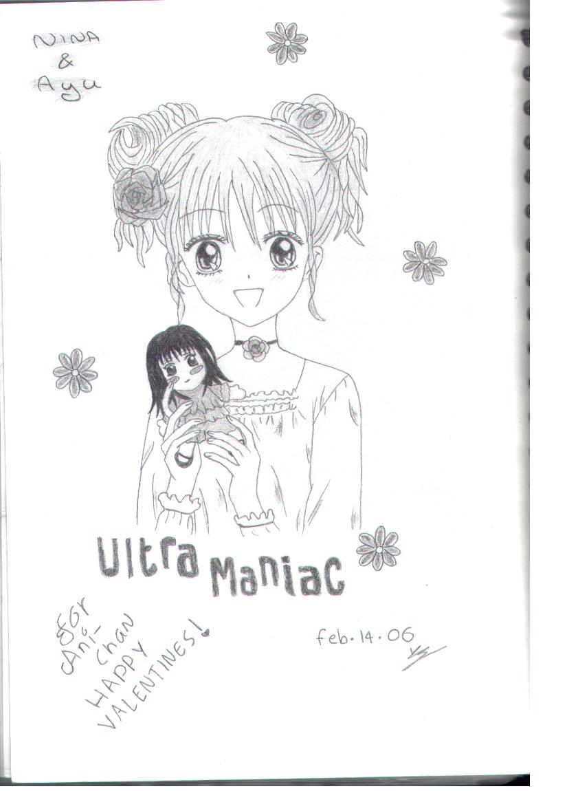 Nina & Ayu *Saeki Annika art trade* by Little_Miss_Anime