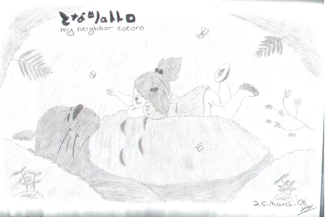 Mei & Totoro by Little_Miss_Anime