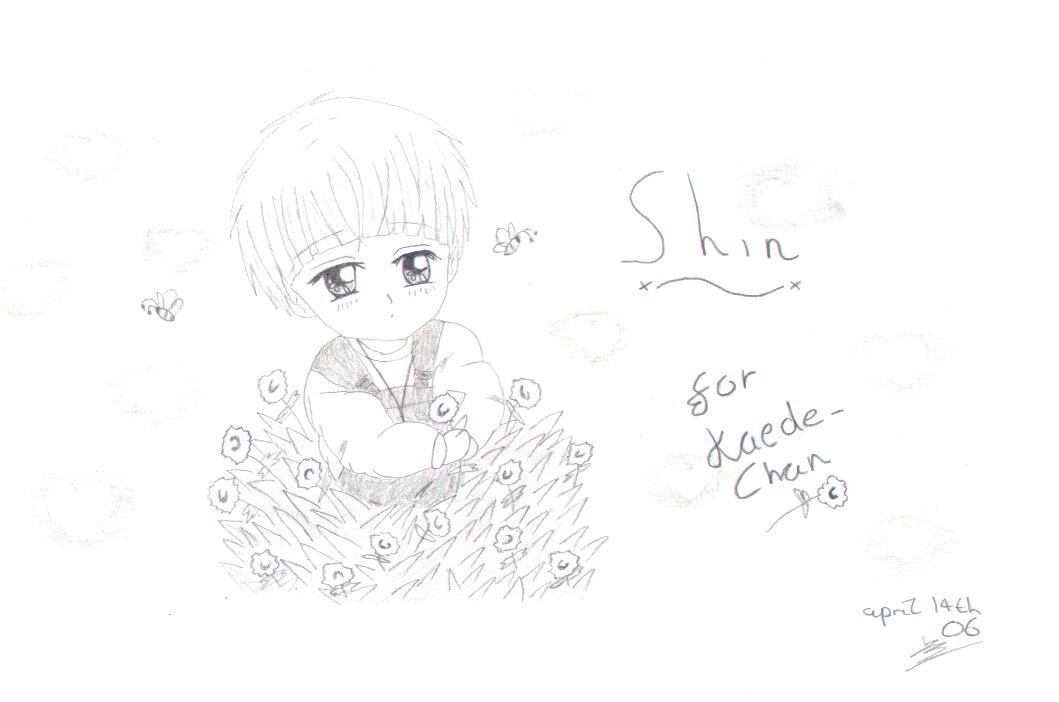 Shin *Kaede-chan art trade* by Little_Miss_Anime