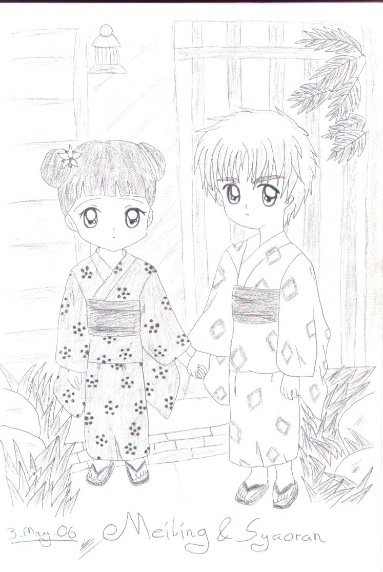 Meiling & Syaoran by Little_Miss_Anime