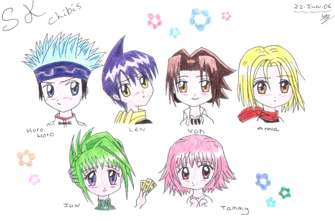 Shaman King chibis by Little_Miss_Anime