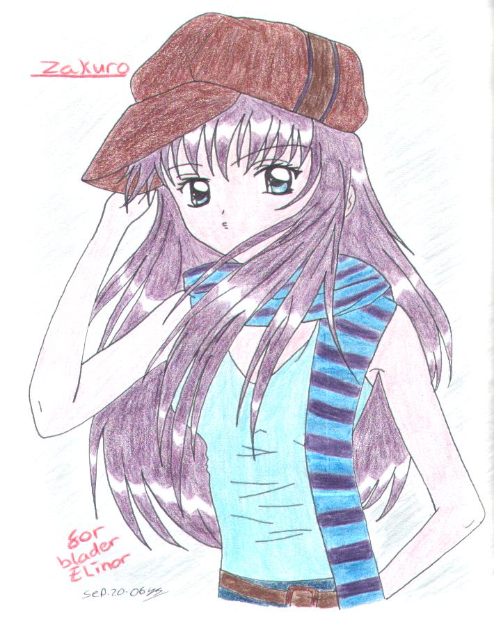 Zakuro *bladerElinor art trade* by Little_Miss_Anime