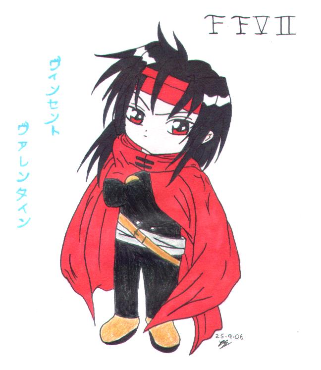 Vincent Valentine chibi by Little_Miss_Anime