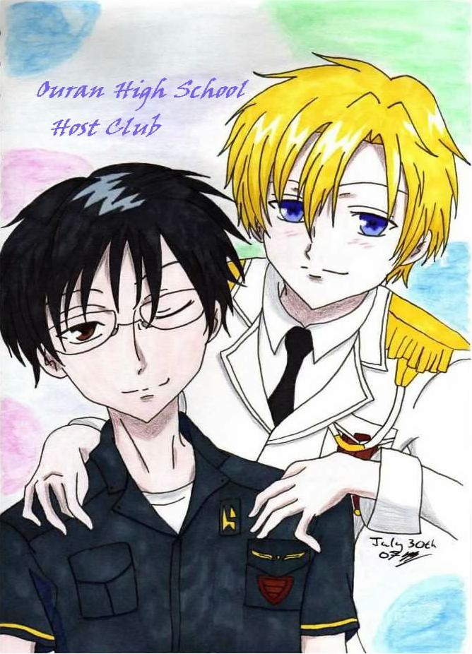 Ouran HSHC-Kyouya and Tamaki by Little_Miss_Anime
