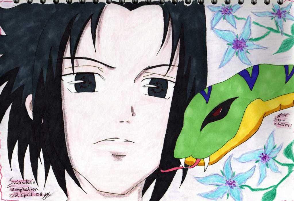 Snakey Shippuuden Sasuke by Little_Miss_Anime