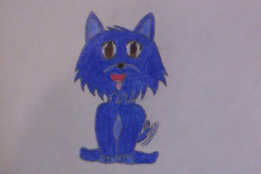 A Blue Real Chibi Dog by Living_Dead_Girl