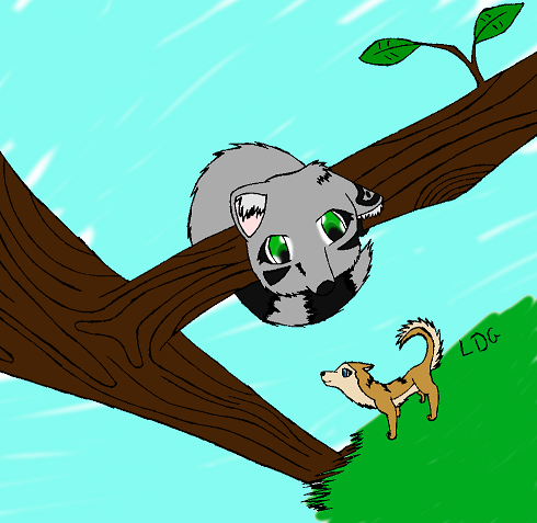 Up a tree by Living_Dead_Girl
