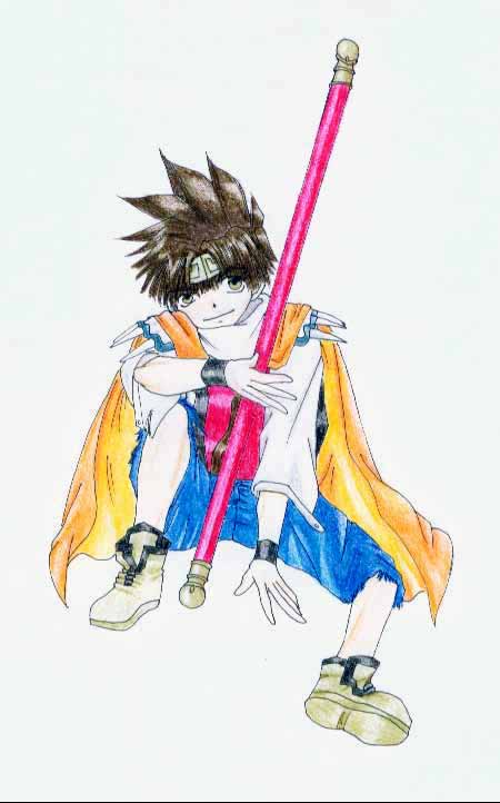 Goku (Saiyuki reload) by Liz