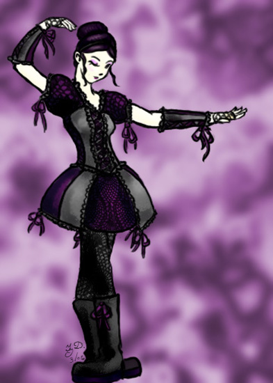 Gothic Ballerina by Lizabeezer