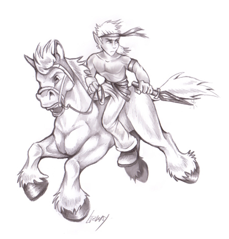 Pony Warrior by Lizkay