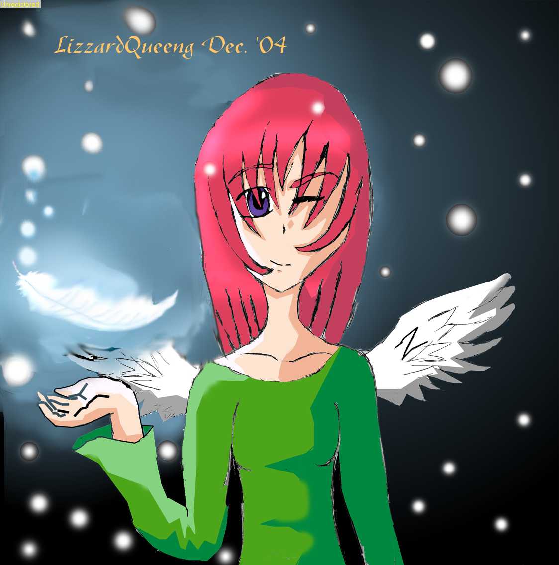 My Red Haired Angel By Lizzardqueeng Fanart Central 
