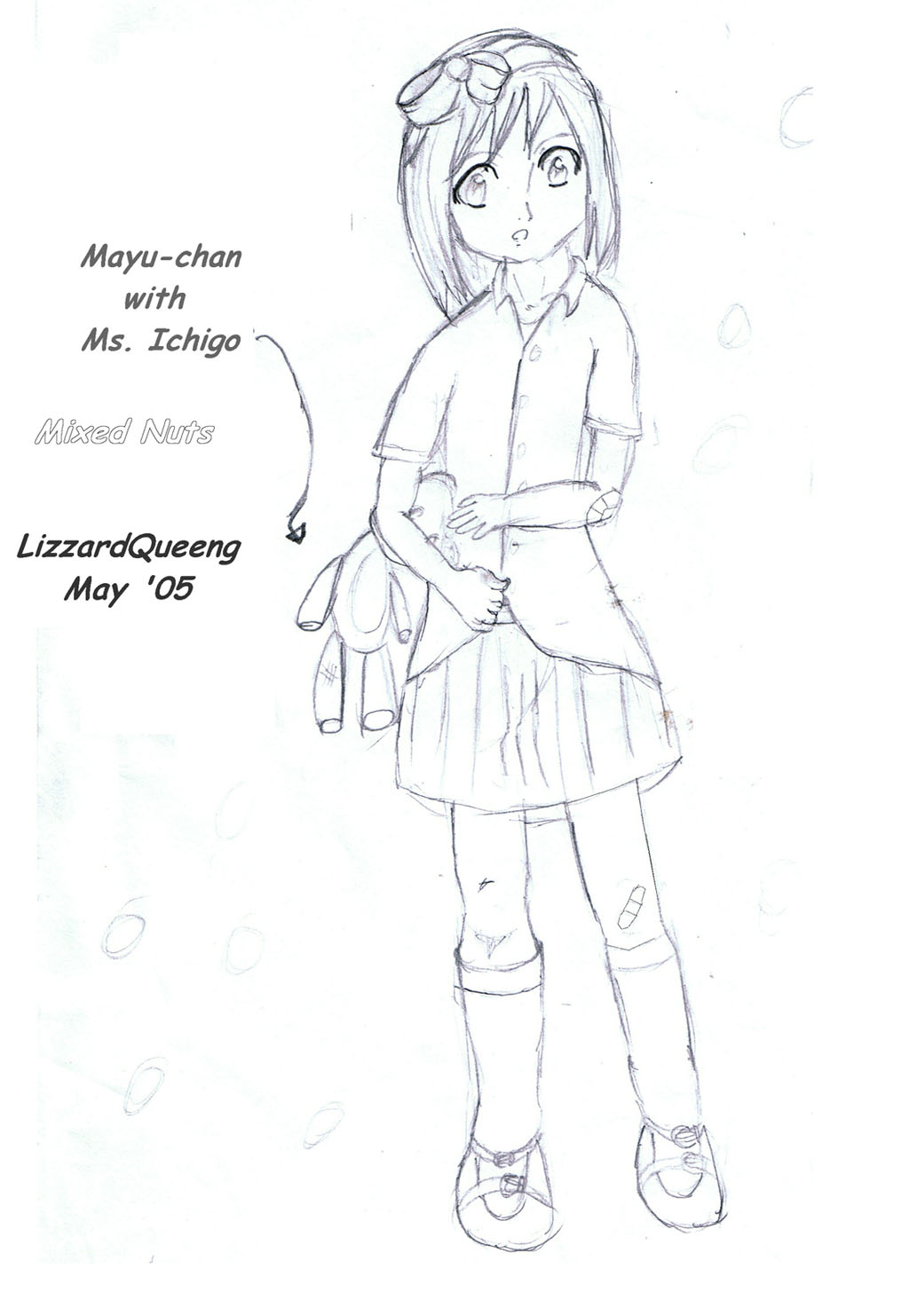 Little Mayu-chan! (Rough) by LizzardQueeng