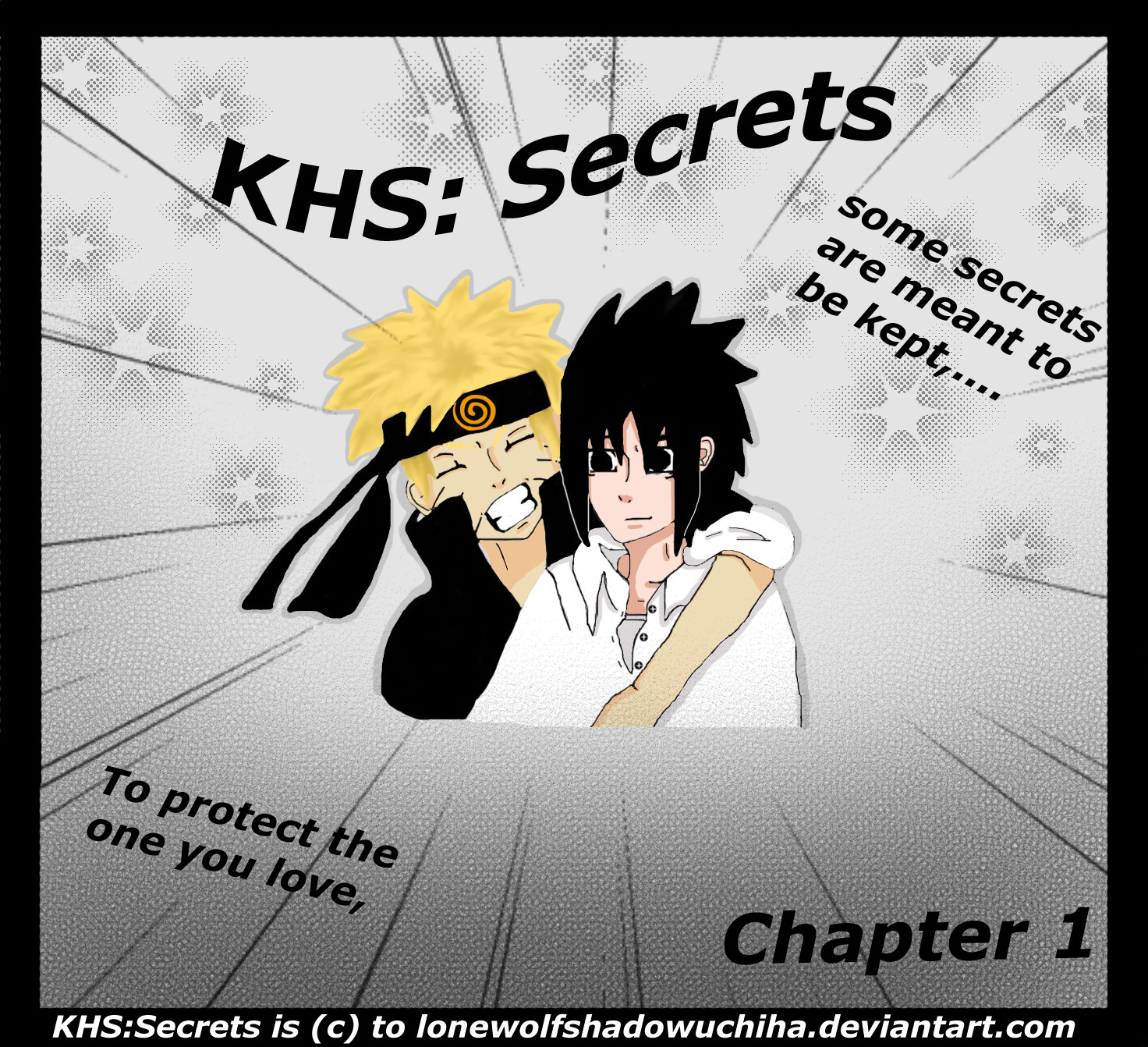 KHS:secrets Front cover by Lonewolfshadowuchiha
