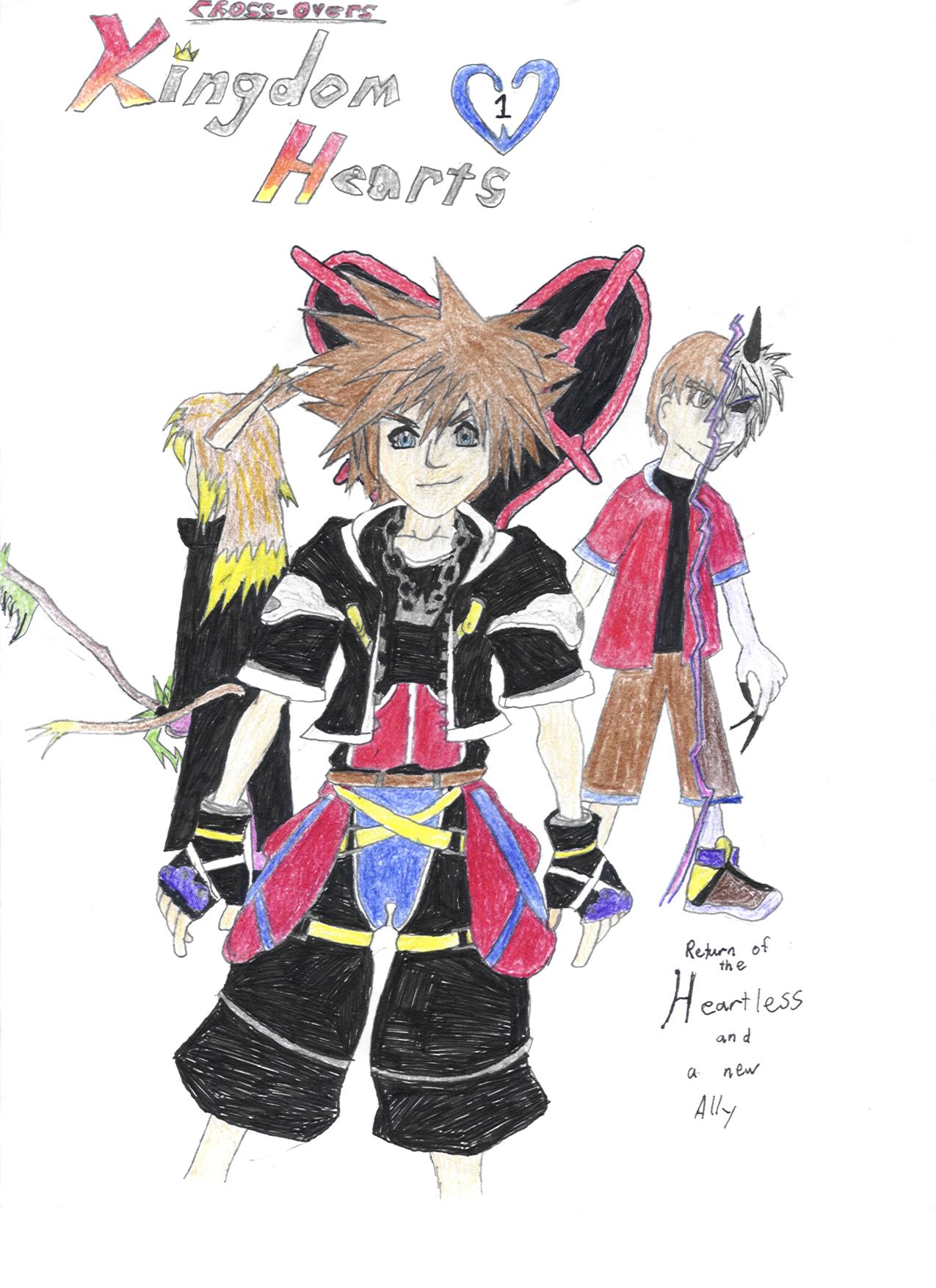 Crossovers: Kingdom Hearts Comic Cover by LordOfDarkness_61