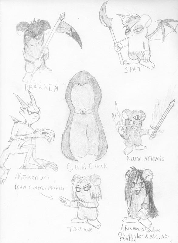 Hamster X Character Sketches 2 by Lord_Zorlac